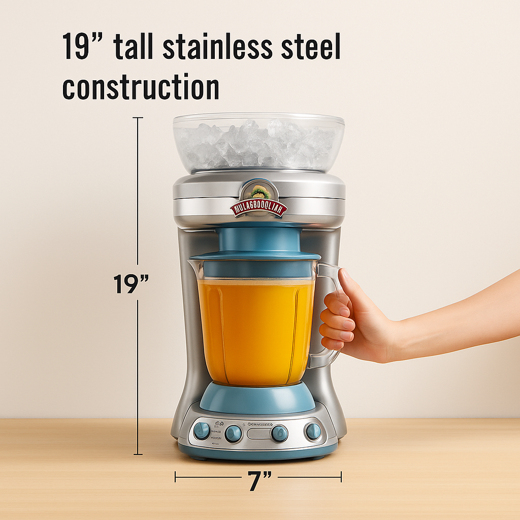 Margaritaville Frozen Drink Maker – 4 Modes, XL Ice Tank & Easy-Pour Fun!